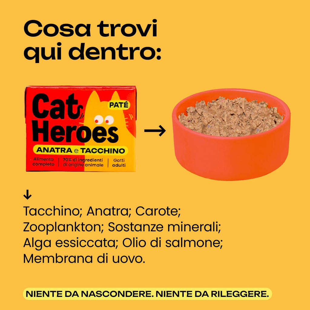 Cat Heroes | Anatra e Tacchino 95g
