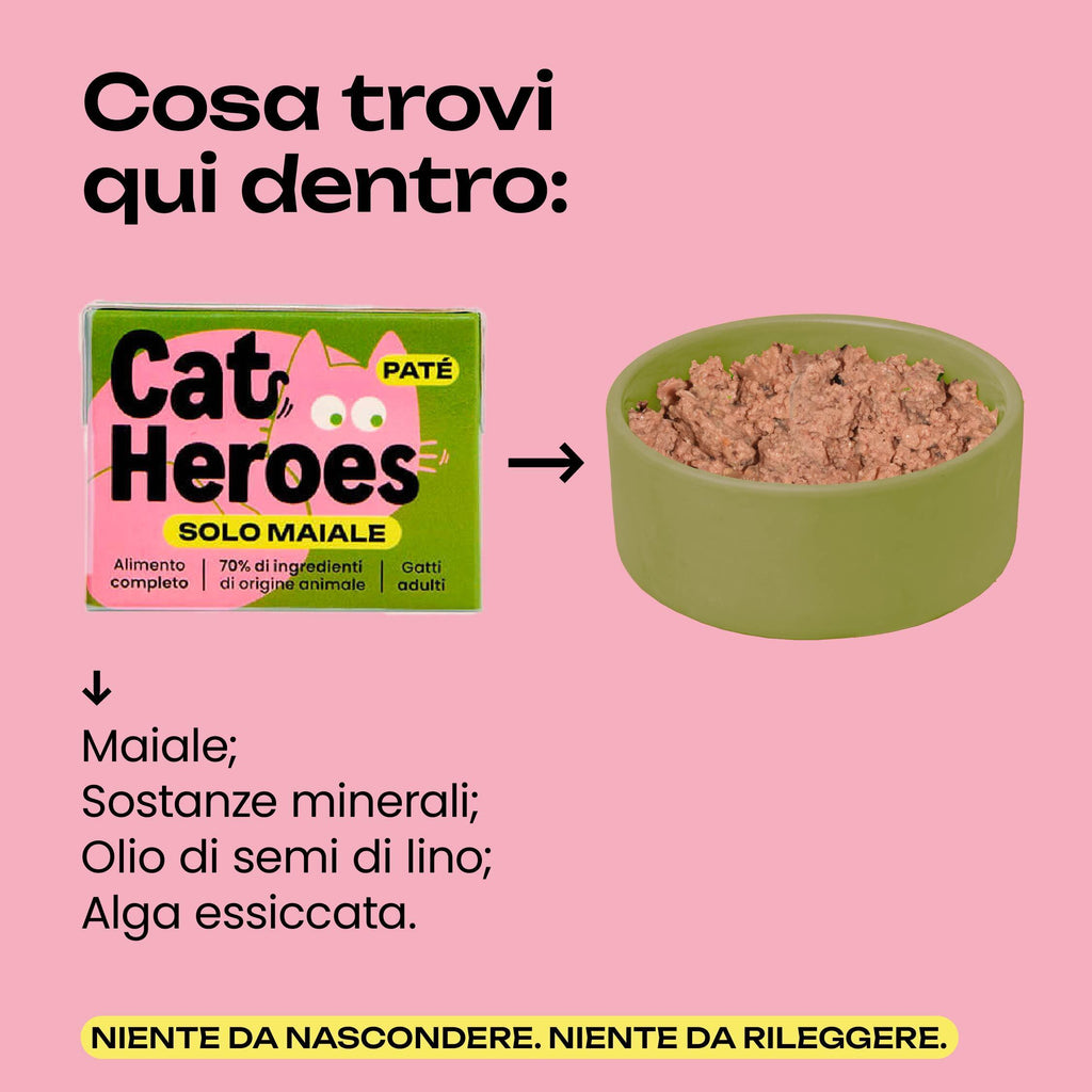 Cat Heroes | Maiale 95g
