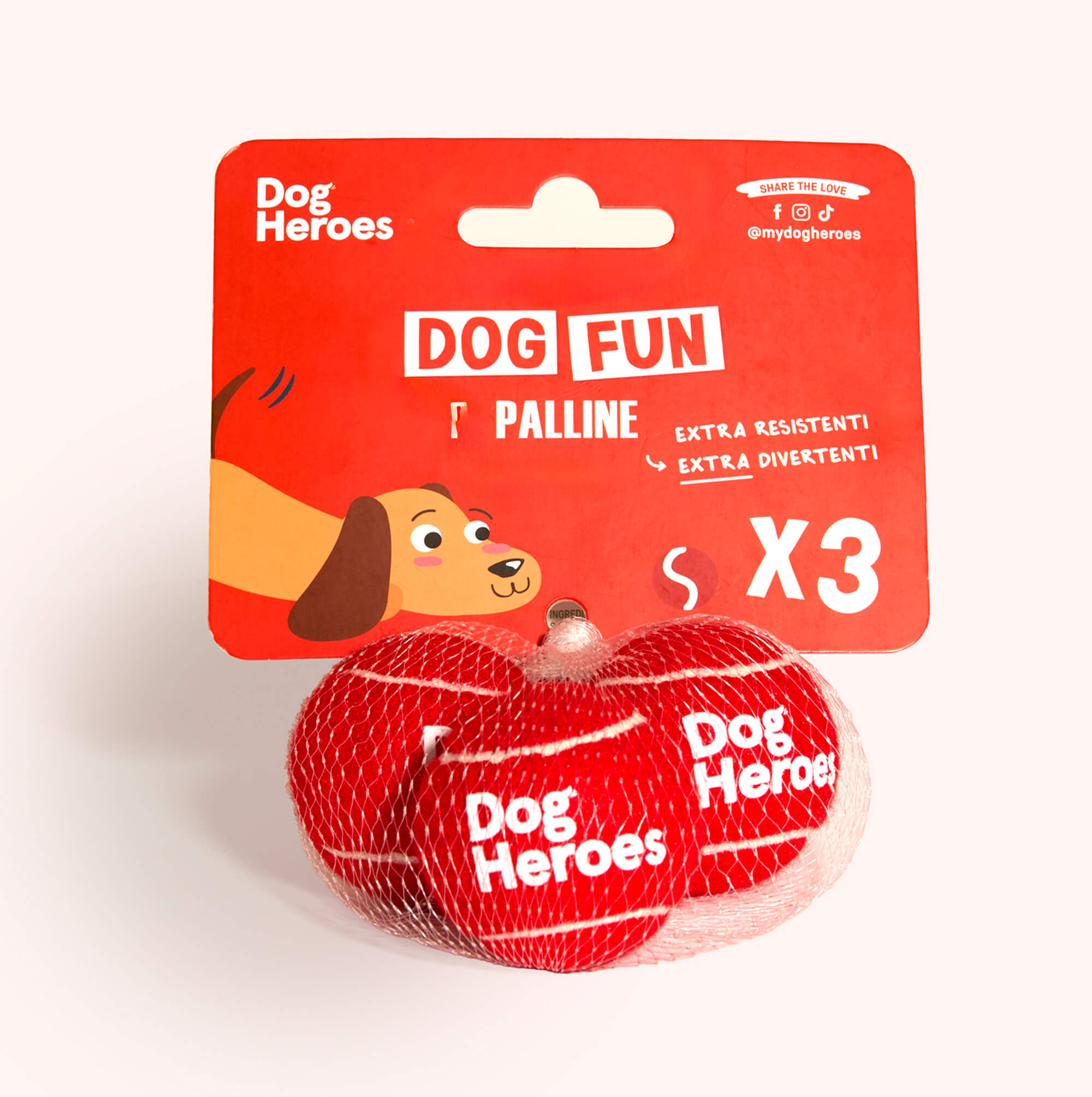 Dog Fun - 3X Palline
