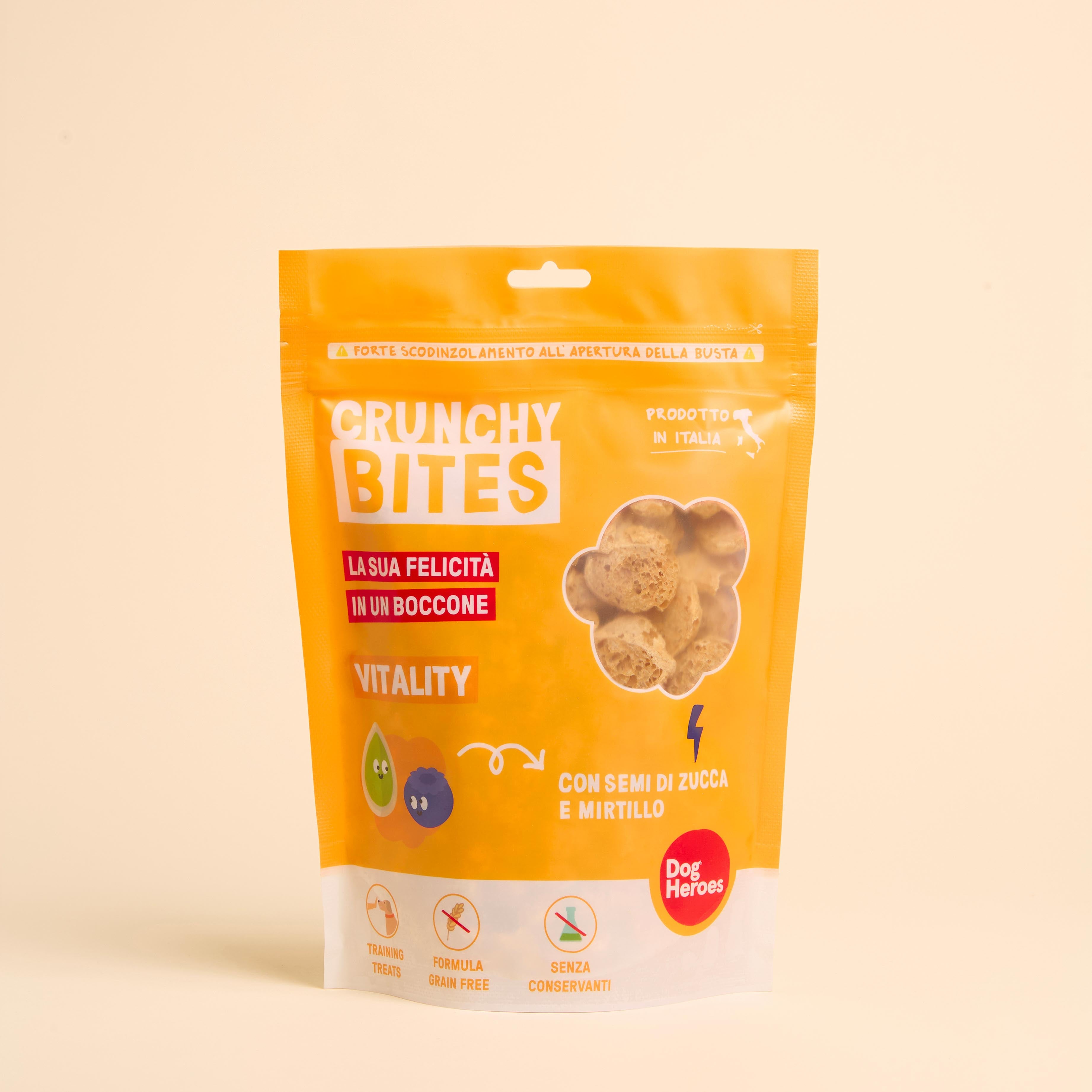 Crunchy Bites Vitality | mirtillo e semi di zucca