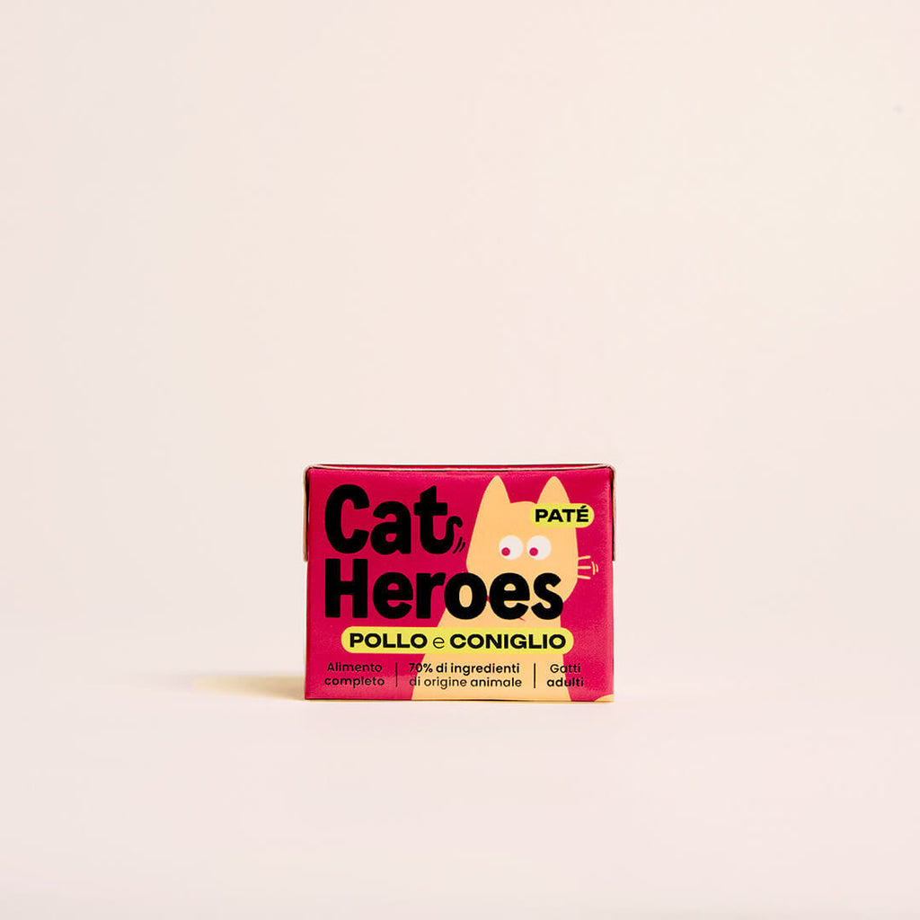 Multipack Cat Heroes | Pollo e Coniglio 95g