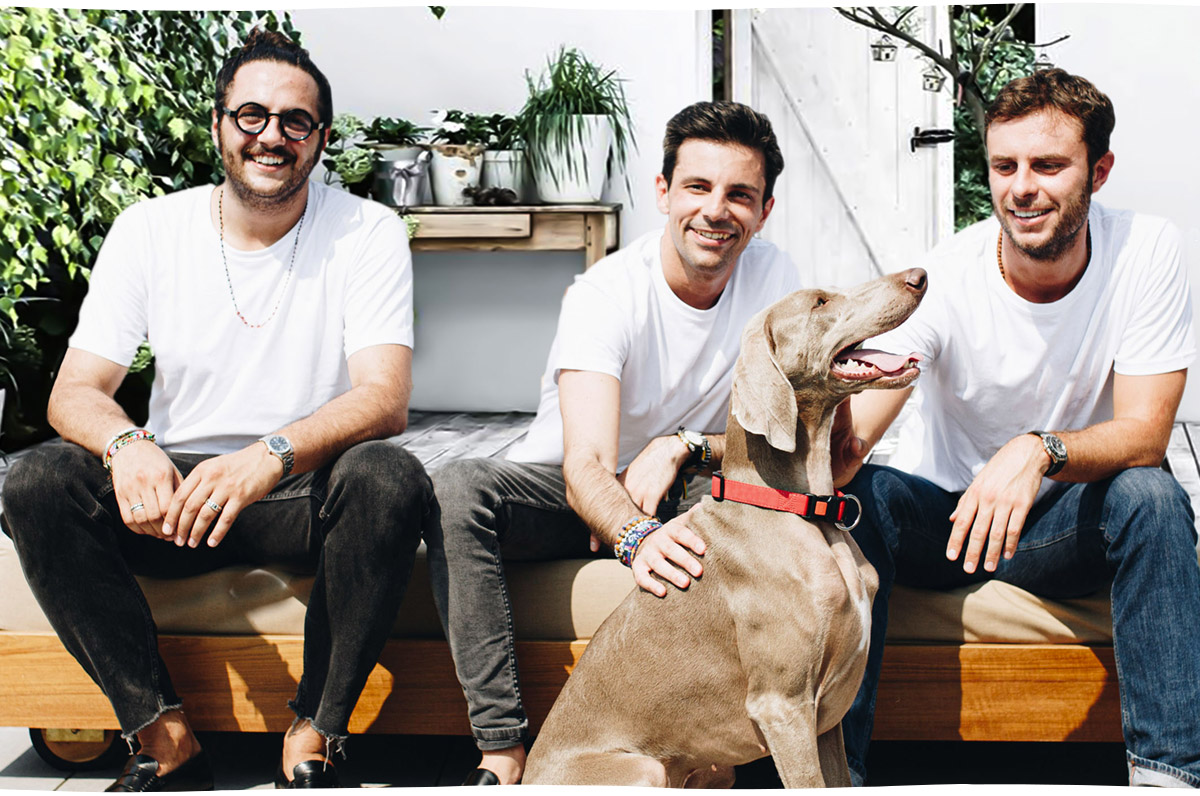 il team di dog heroes, startup di cibo per cani