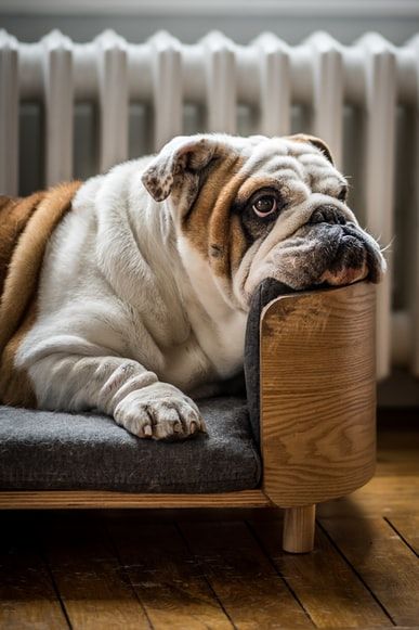 cane con sguardo abbattuto perché non mangia