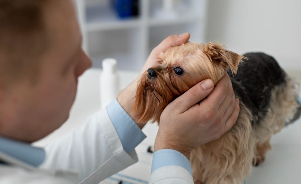 cane dal veterinario per sospetto di epilessia